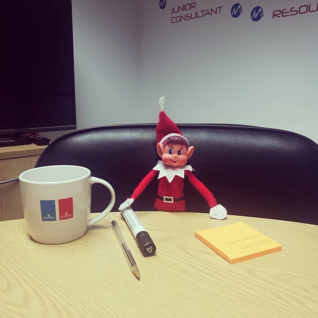MARSRecruitment's tweet photo. We're out of the office today but Elfie is on hand to help! He's got a busy day ahead of him!
#ourlittlehelper #elfie #elfontheshelf #marsrecruitment #christmascountdown https://t.co/tUkXj2aT4f