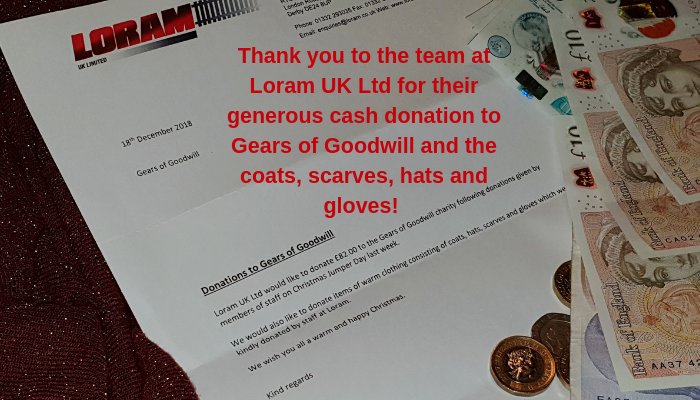astute_recruit's tweet photo. More #generosity & #Christmas good cheer from the team in #Derby @LoramUK Lots more #warm clothing for @gearsofgoodwill AND they have #raisedmoney too! If you would like to donate please go to https://t.co/3OKR7ikt1D @MarketingDerby @EMChamberNews @DerbyTelegraph @LoveBizEastMids https://t.co/1kb0HuW64F