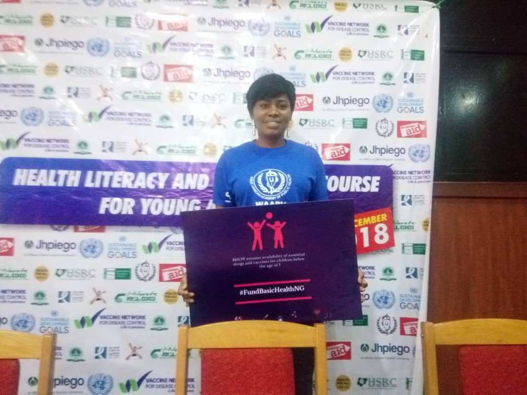 wealthyqueenjo's tweet photo. I'm part of the successful candidates that participated on the just concluded Health and Leadership Course for Young Advocate organized by West African Academy of Public Health, in Abuja December 12th,2018 (WAAP)
#UCHDay2018
#FundBasicHealthNG
#UniversalHealthCoverage. https://t.co/B7Ahkkg5ii