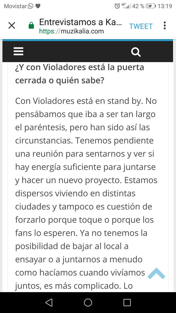 monzoncarla's tweet image. @KaseO_real @Lirico @ShoHai_Real #RdeRumba esto sí que son unos buenos días! 😍 Sería brutal un comeback de Violadores, para nosotros, y presiento que para ustedes también 🙏 Espero que no me dejen con la miel en los labios