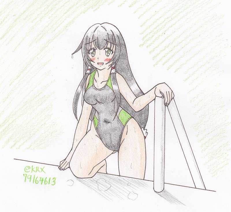 #艦これ版深夜の真剣お絵描き60分一本勝負
#艦これ版真剣お絵描き60分一本勝負_20181218
#瑞穂
申し訳ありません、
このような姿で 