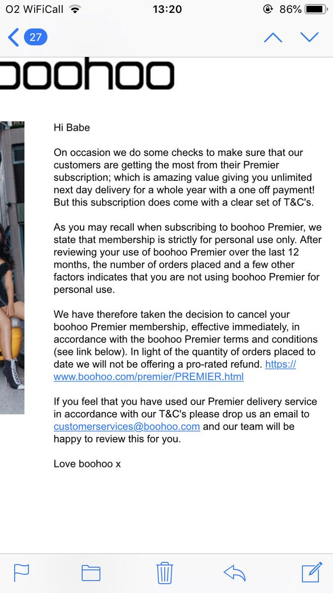 LuciaKnightX's tweet photo. Sorry that I’ve been spending money on @boohoo, What a way to keep your customers 😡🤬😤 https://t.co/vZbcVVJ5Ou