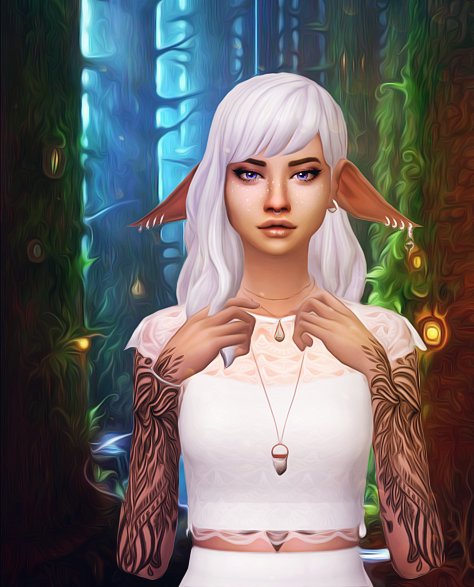 JaneLoveMoon's tweet photo. My entry for #SCCSims3 ! Since I already had this beautiful elf and I love her so so much, let me introduce you Faith ๐ https://t.co/G56kNWobeI