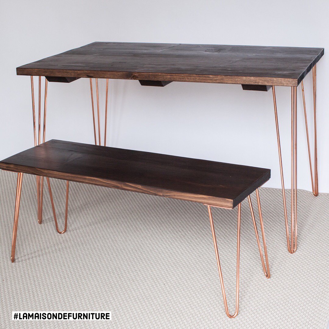 LaMaisonDeF's tweet photo. What’s for dinner tonight? Get comfortable around your #diningtable &amp; bench with your guests. #madetoorder &amp; made to meet your needs.
#lamaisondefurniture #handmade #reclaimed #wood #furniture #minimalism #scandinaviandesign #ecofriendly #inspiration #design #interiordesign #home https://t.co/xuYvqLvow9