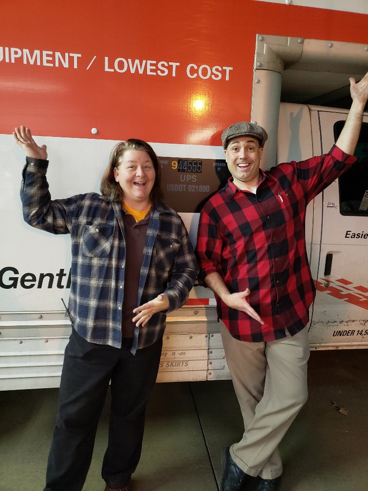 Akron Building participating in Flannel day - Thank You.....