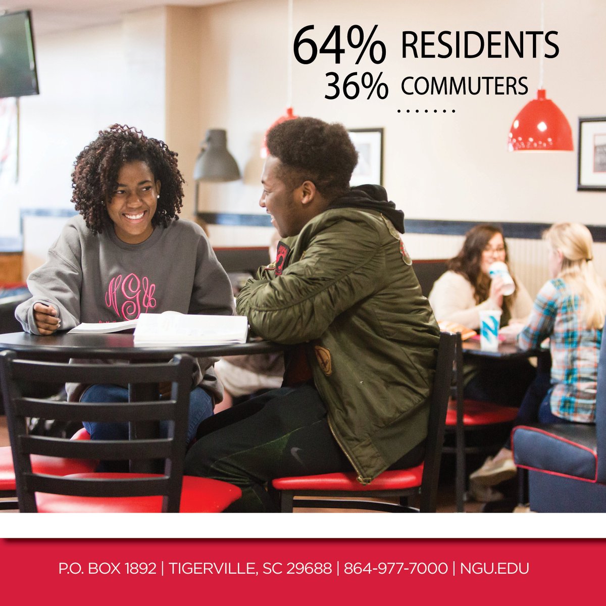 nguadmissions's tweet photo. There are so many things to learn and ways to get involved here on our campus. #wearengu #studentlife #friends https://t.co/ZipbAgV3sh