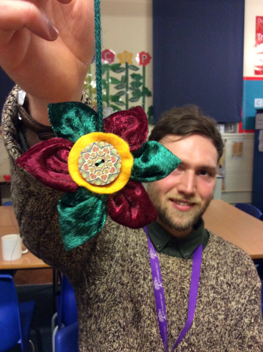 Making decorations in memory of Mrs Doyle xxx