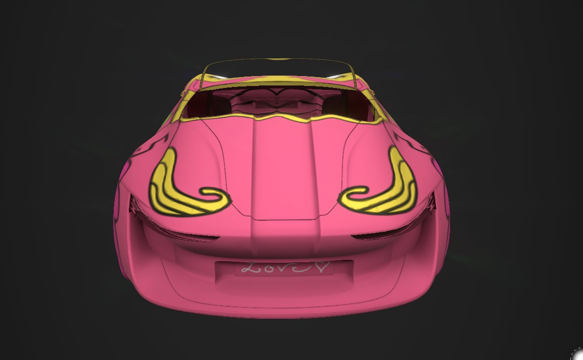 Substance3D's tweet image. The quality of submissions for #XTAONartcarcontest, are already impressive, but is there anyone that can compete to our beloved #SubstancePainter developer @AChassany? Once again, he redefined the #programmingart genre!
