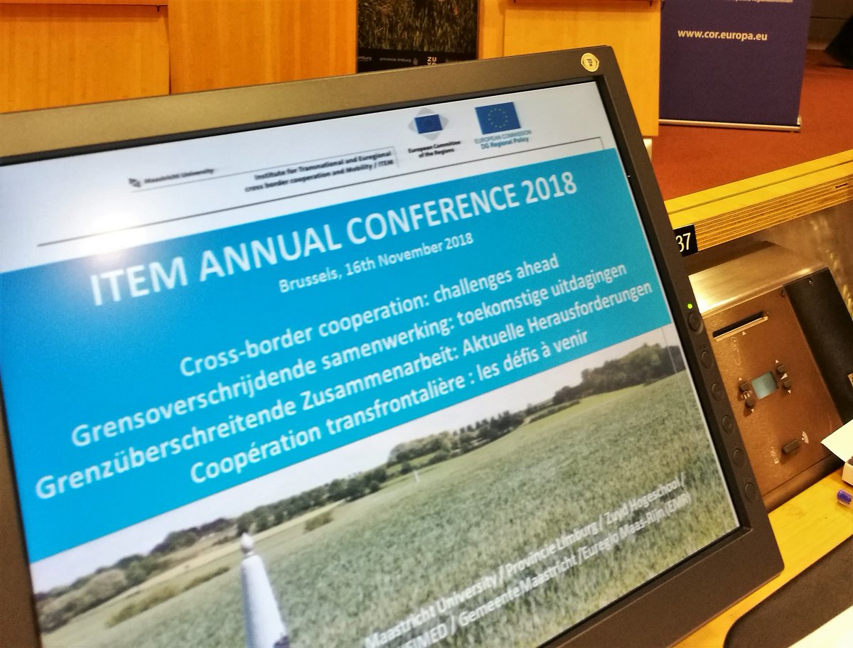 ITEM_UM's tweet photo. Recently, we organised our 4th annual ITEM conference on cross-border cooperation: challenges ahead. Read more for an impression of the day: https://t.co/MP4YZ29voF #crossborder #europe #euregion @lawinmaastricht @MaastrichtU #item #maastrichtuniversity https://t.co/zFii8rprX9