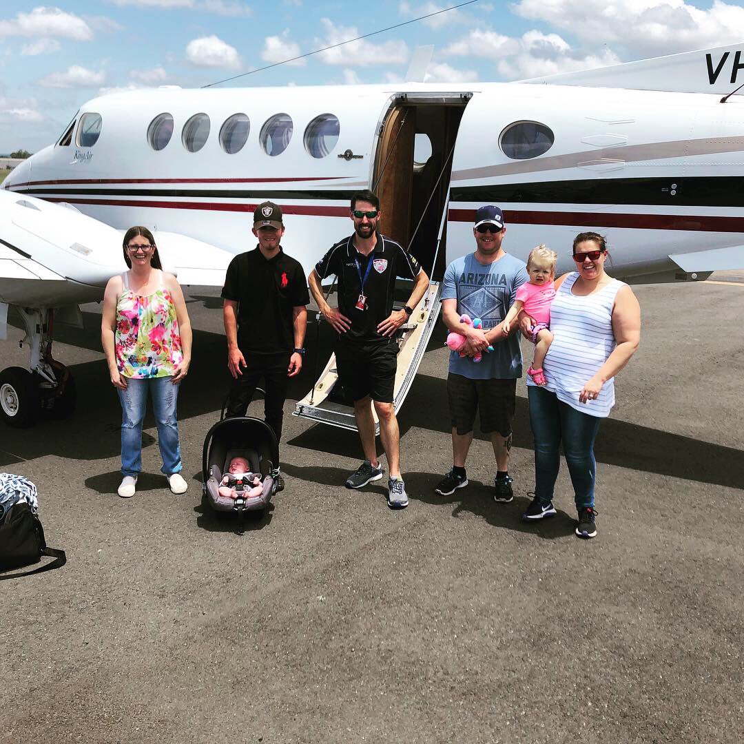 Wings4Kidz's tweet photo. We had two of our special  frequent flyers and their families on board today. With our sensible aircraft choice, we are able to transport two families at the same time from Cobar and back all in a day #supportingregionalfamilies #homewithfamily #charity https://t.co/H2BGH75dLM