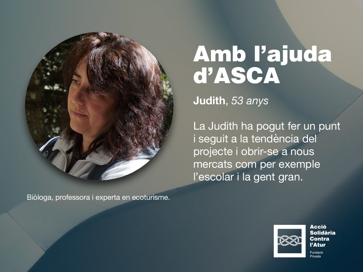 AccioSolidaria's tweet photo. La precarietat laboral ens pot tocar a tos i a totes, vols descobrir la nova situació laboral de la Judith? https://t.co/llFBkrWFRE #préstecssenseinteressos #microcrèdits #ASCA #ValldeBoí #emprenedors #Treballdigne #LaPetjada https://t.co/vrX76oDSWw