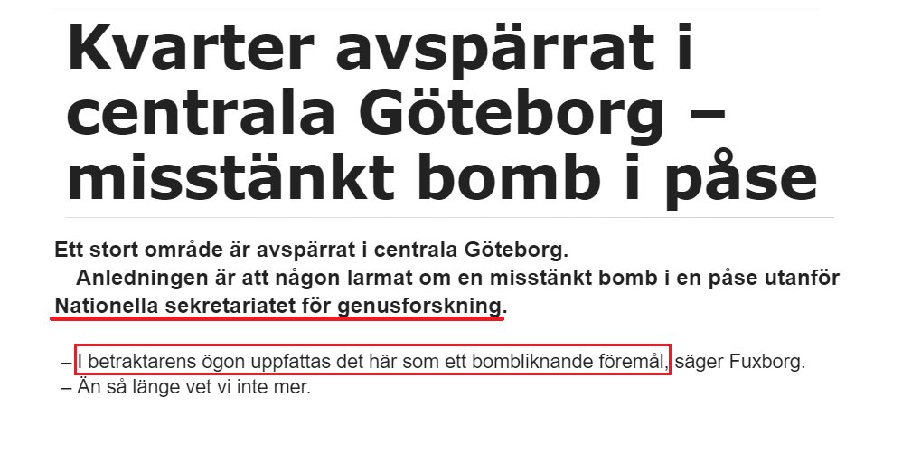 Paintpolitik's tweet photo. Absolut, men varför har inte genussekretariatet frågat "bomben" vad den identifierar sig som? https://t.co/cdFd9vUjaU