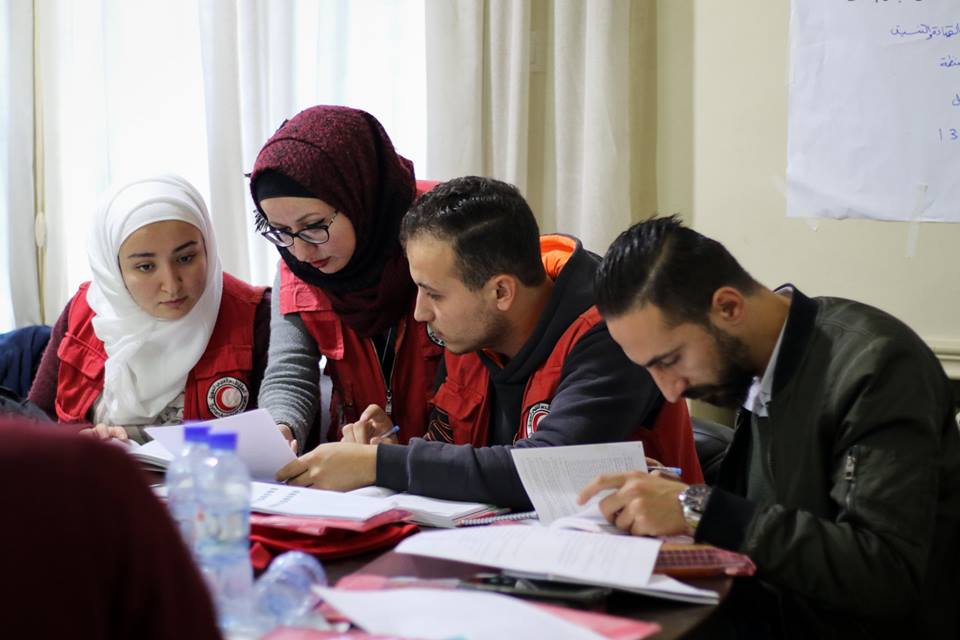 SARC_Aleppo's tweet photo. The first #Sphere workshop at #Aleppo branch of the #SyrianArabRedCrescent https://t.co/q0eywnJgPj