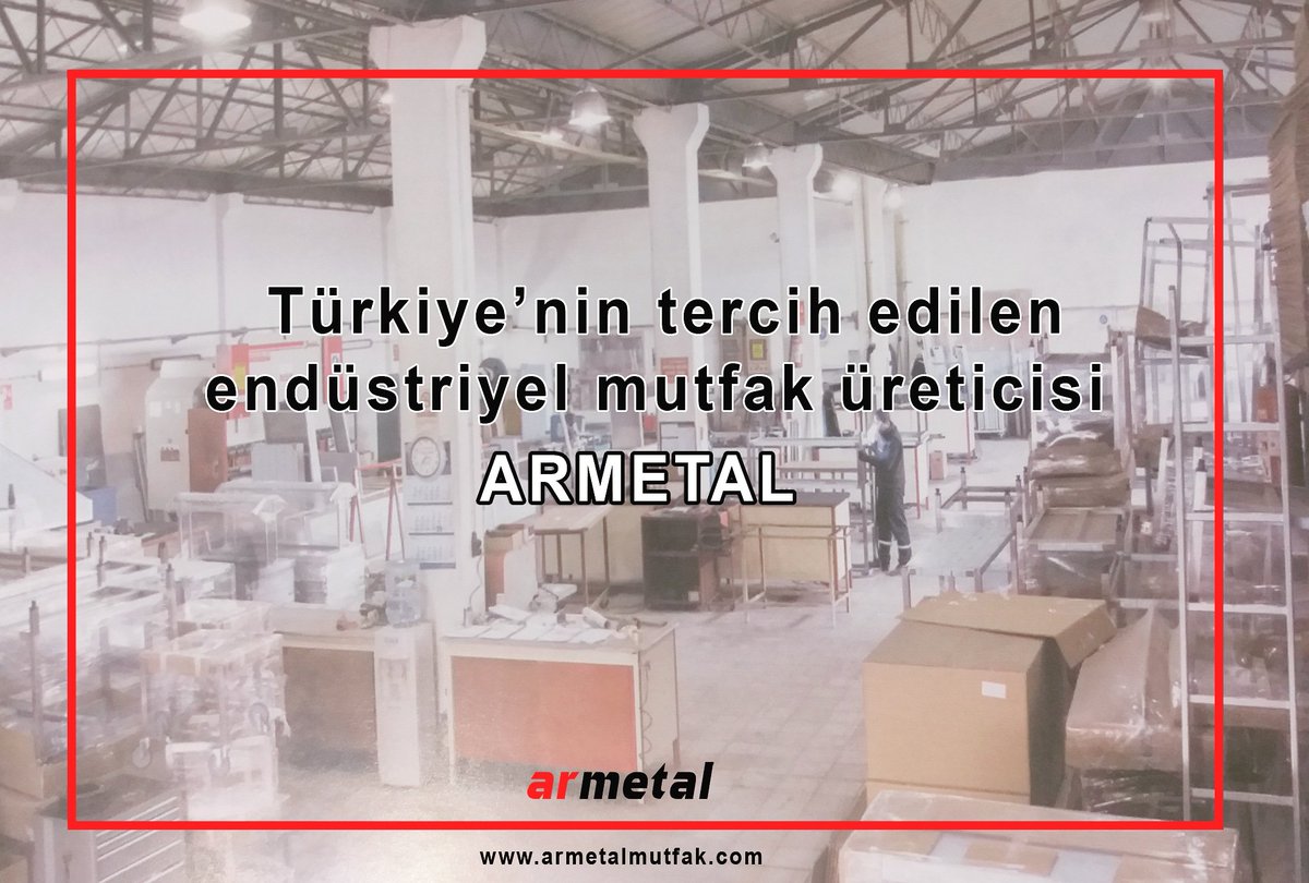 Armetal, uzman kadrosu ve profesyonel bakış açısı ile 12 yıldan bu yana daima müşteri odaklı üretmeye devam etmektedir. #endustriyelmutfak #profesyonelmutfak #industrialkitchen #professionalkitchen #bursa