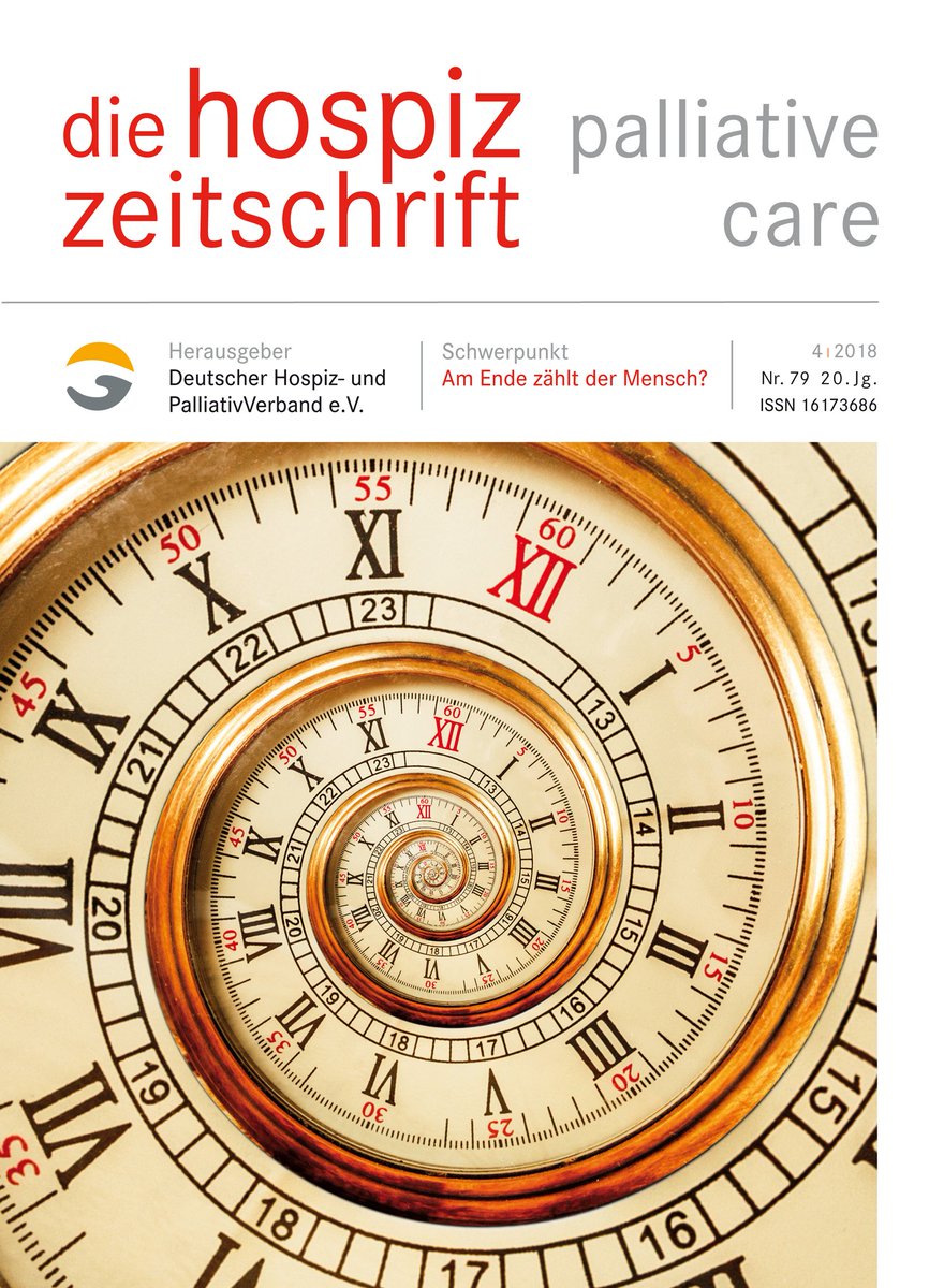 Die letzte Ausgabe der hospiz zeitschrift des Jahres 2018 ist erschienen! Lesen Sie mehr über den Inhalt: hospiz-verlag.de/hz-4-18/
