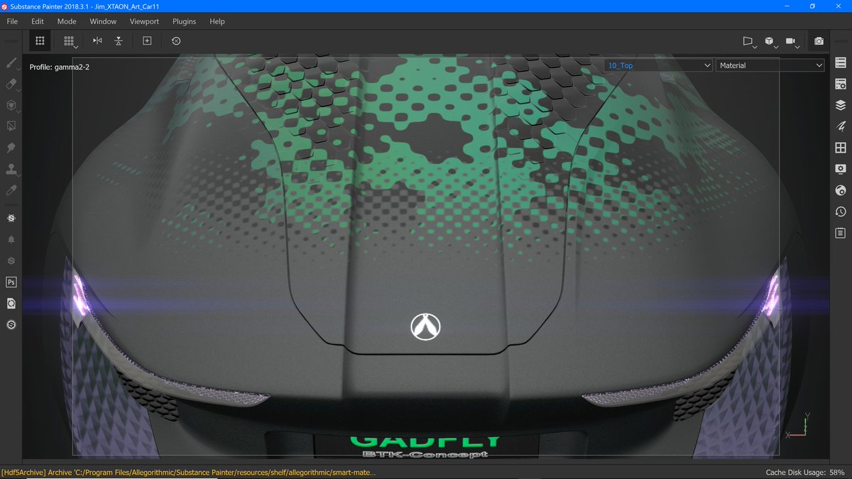 XTAON Art Car Contest submission.
#XTAONartcarcontest #allegorithmic #SubstancePainter #nVidia #iray #wacom #sketchfab