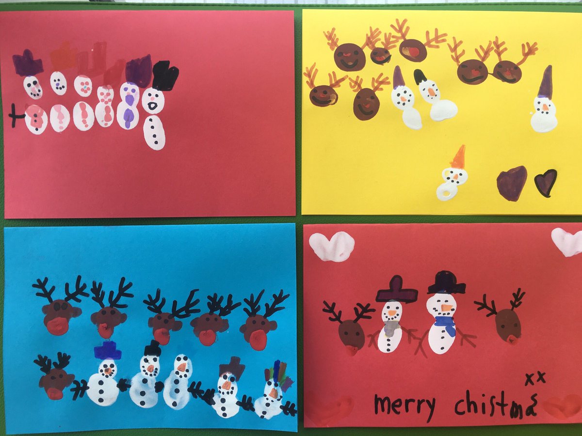 LJSpencer13's tweet photo. Year 1 created these gorgeous Christmas cards today ☃️ https://t.co/9Nr3MXBubK