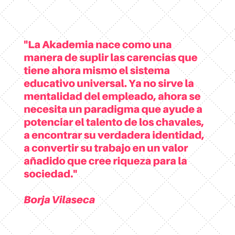 Esto es solo el principio, pero lo resume todo. 
#LaAkademia <a href="/BorjaVilaseca/">Borja Vilaseca</a>