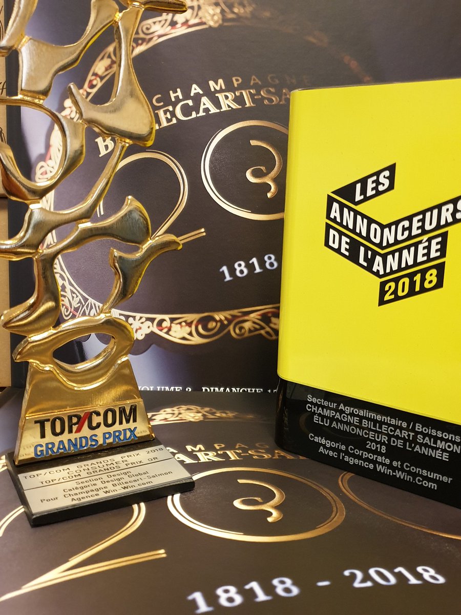 _alex_bader's tweet photo. @_Billecart 200 years #familybusiness proud to announce 2 awards: #topcom2018 et #annonceurdelannée2018 #bestbrand #bestcommunication #bestfamilyenergy #bestdigitalwebsite thank you @winwinagency https://t.co/w2A8GsnE8w