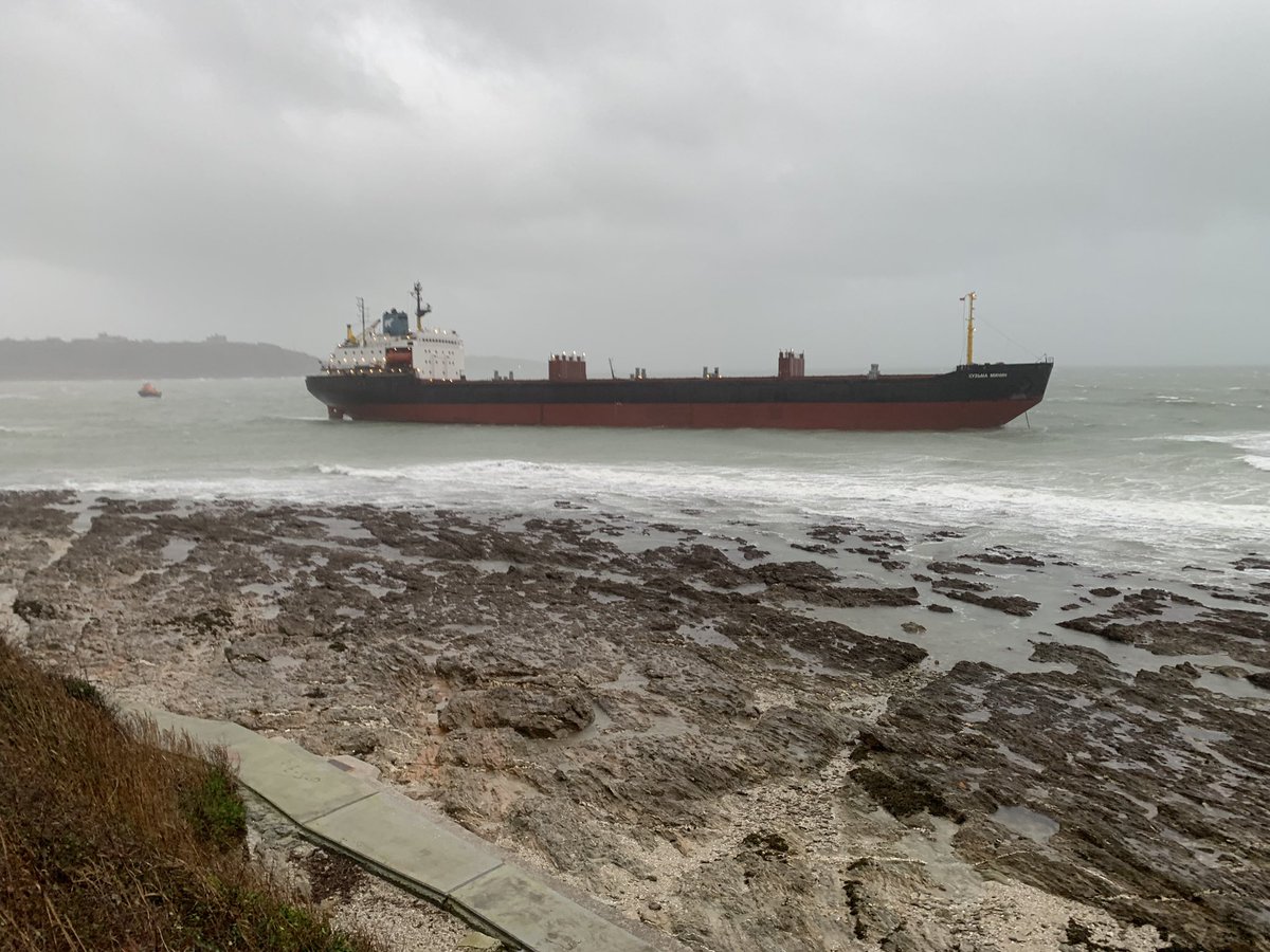 nickchick92a's tweet photo. #falmouth #gvlly beach has a new visitor. A #russianship has come for a coffee with Grossy!!! 😂 https://t.co/dBnWd4JRfA