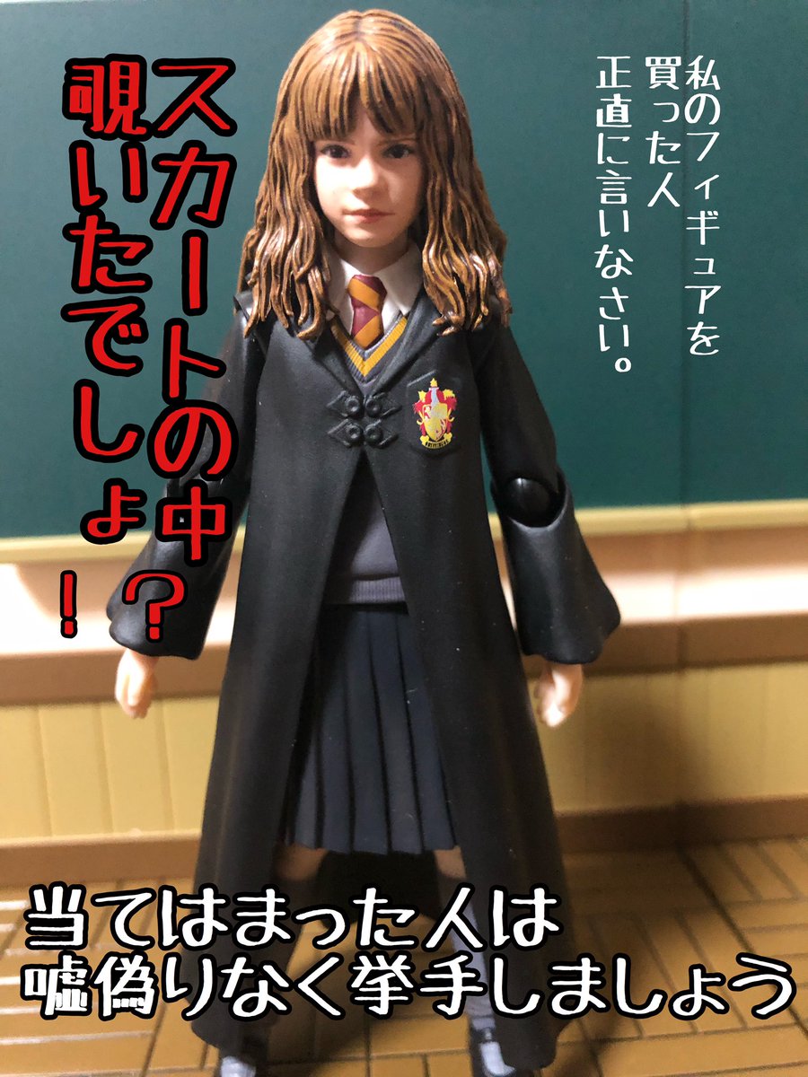 ビリー on X: 終わりの会を始めます。まずハーマイオニーさんから言いたいことがあるそうです。 ちなみに撮影者は開封してすぐ見ました← #オモ写 # ハーマイオニー t.coYlwhThoZvn  X