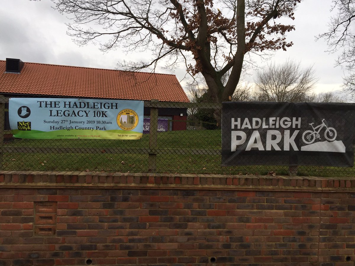 legacy10k's tweet photo. Check out our lovely new banner next time you are at @Hadleigh_Park Still time to enter the race. Would make a great xmas pressie? https://t.co/y1M8xMNUAS