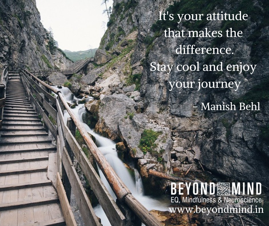 MindfulIndiaNow's tweet image. Attitude is a little thing, that makes a big difference!  #beyondmindlearning #mindfulnessindia #mindfulnessindiasummit @mbehl1 @shalinibehl @Beyondmindnow