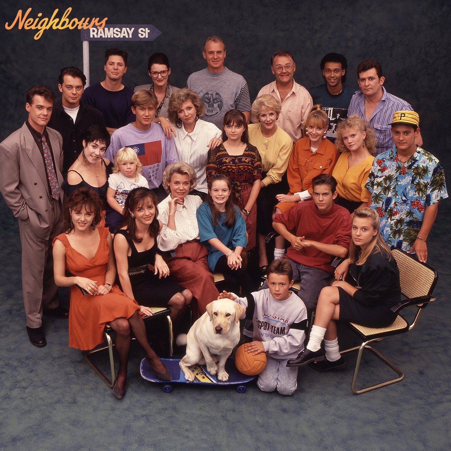 Neighbours on X: Happy 8000th Episode from the #Neighbours cast of 1985!  See any familiar faces?! 🎉  / X