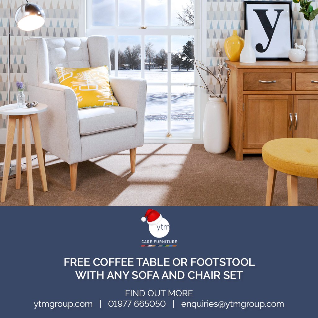 YTM CHRISTMAS COUNTDOWN: Day 6 | Nothing humbug about these offers!

Today we’re bringing good tidings with another fantastic festive offering. Buy one of our Sofa &amp; Chair Sets and enjoy a free coffee table or footstool!
Discover this very merry offer here ow.ly/1u5830n1Fzr