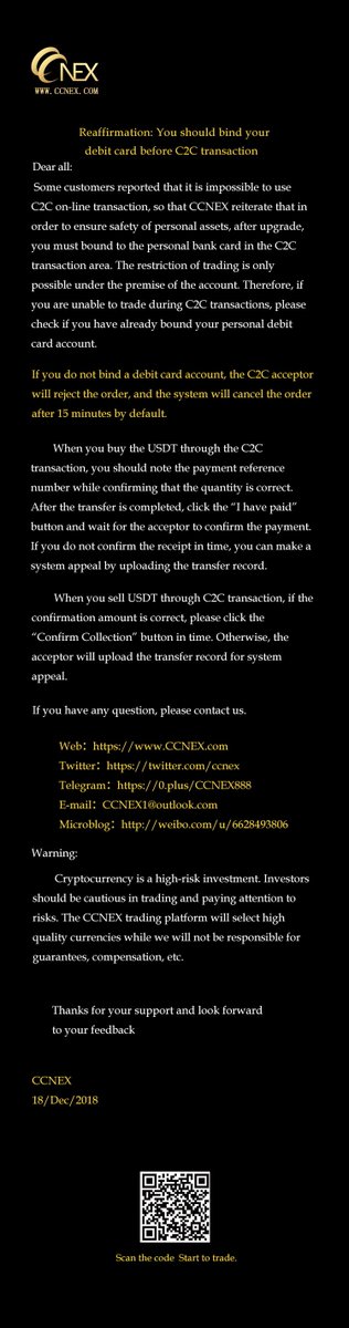 ccnex's tweet photo. bitcoin #Announcement https://t.co/yrD41zYaoq