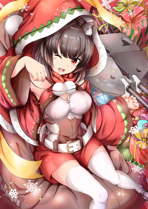 クリスマス 山城

#アズールレーン
#アズレン
#山城
#クリスマス 