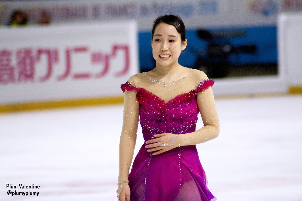 plumvalentine's tweet photo. ladies's sp practices - 23NOV2018 #MaiMihara #三原舞依 #TeamJapan #IDF2018 #IPF2018 #GPFigure https://t.co/CzsH85HclI