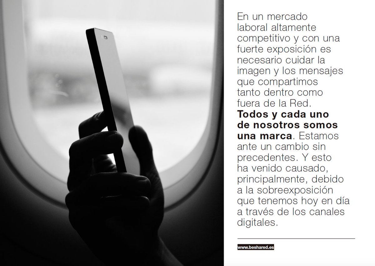 AchinchillaA's tweet image. 'Define tu estrategia de #marcapersonal y comienza a proyectarla en @LinkedInES y otras plataformas'. 
@beshared_es #ComDigital