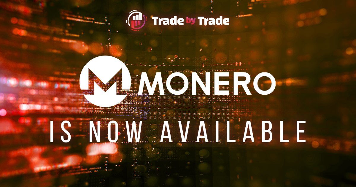 TradeByTradeTBT's tweet photo. The new coin available is @monero ‼

🔜 Stay tuned because more coins will be listed https://t.co/AdWQGBzxHC