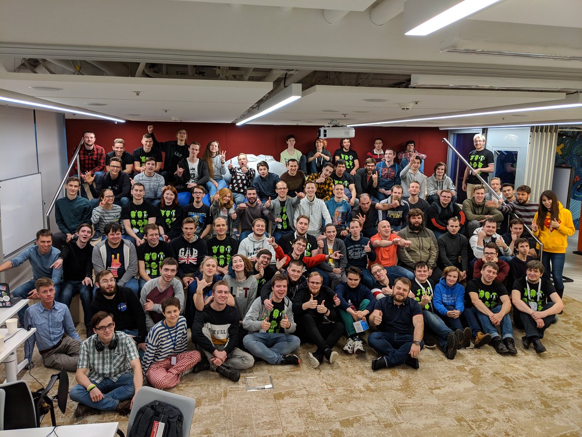 Android Academy Moscow is over. Thanks to all team and especially mentors who in past 3 months was running our Fundamentals course and training students :) It's so crazy that you allow me to be part of this.
Special "THANK YOU" to <a href="/AvitoTech/">AvitoTech</a> and <a href="/ZviadKardava/">Zviad ზვიად 🇬🇪 | 🇺🇦</a> for huge help!