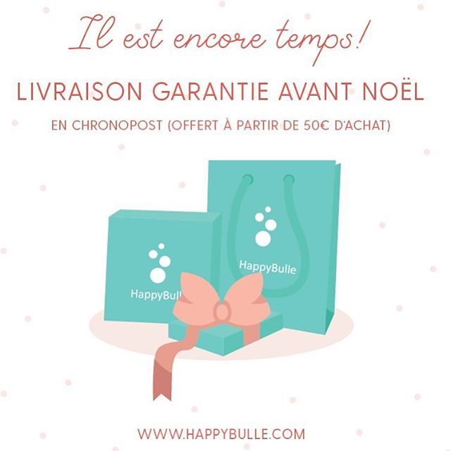 HappyBulle's tweet photo. IL EST ENCORE TEMPS!! 🎁 Commandez sur https://t.co/srGw9LbTu4 et faites-vous livrer à temps pour Noël! Chronopost relais à 3,90€ - OFFERT à partir de 50€ d’achats! https://t.co/DwIcFS2SQS https://t.co/Gi6WCBTT2a