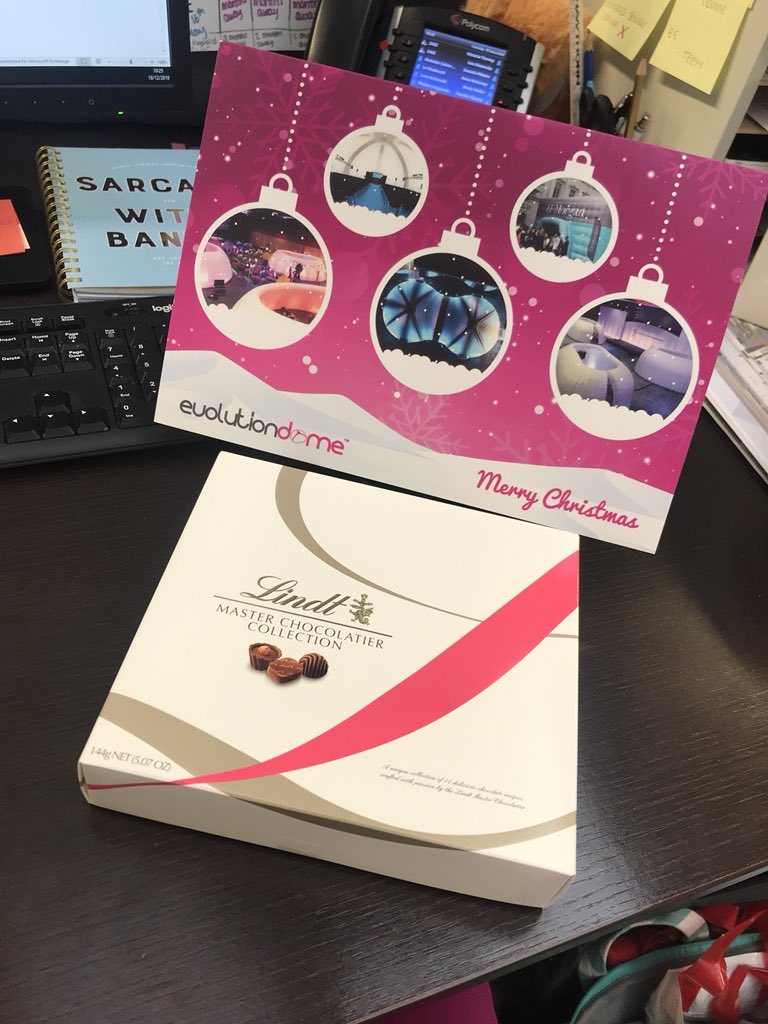 tabitha_hope's tweet photo. Thank you so much  @Evolutiondome for the lovely Christmas card &amp; chocs 💕🍫😃 https://t.co/N0rFOcoG3W