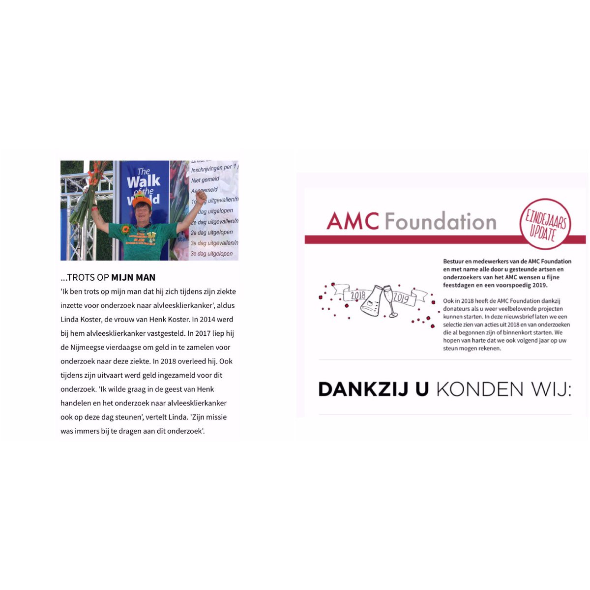 DokterKoster's tweet photo. #lief schittert nog één keer. In de nieuwbrief van de #amcfoundation @AMC_NL https://t.co/bqXo3IMB2e