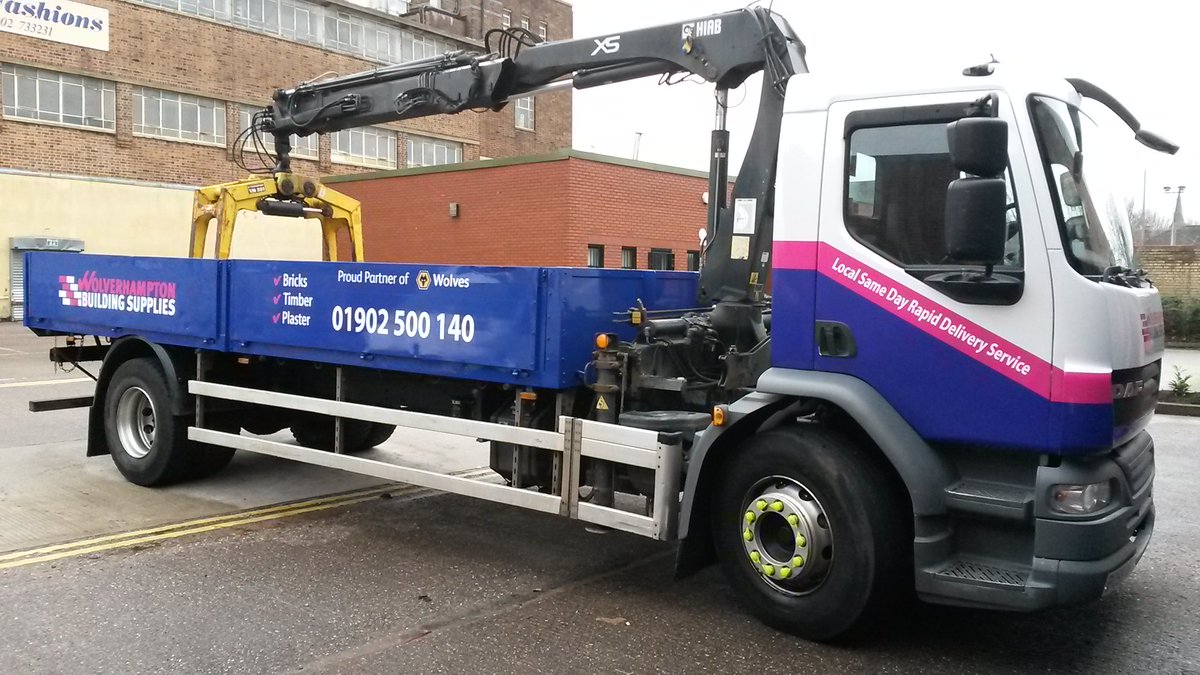 Printdot's tweet image. WBS were so happy with the VW Crafter Van back in August that they asked us to livery their DAF Grab Truck at the weekend! 🚛 #vehiclegraphics #design #print #installation #vinyl