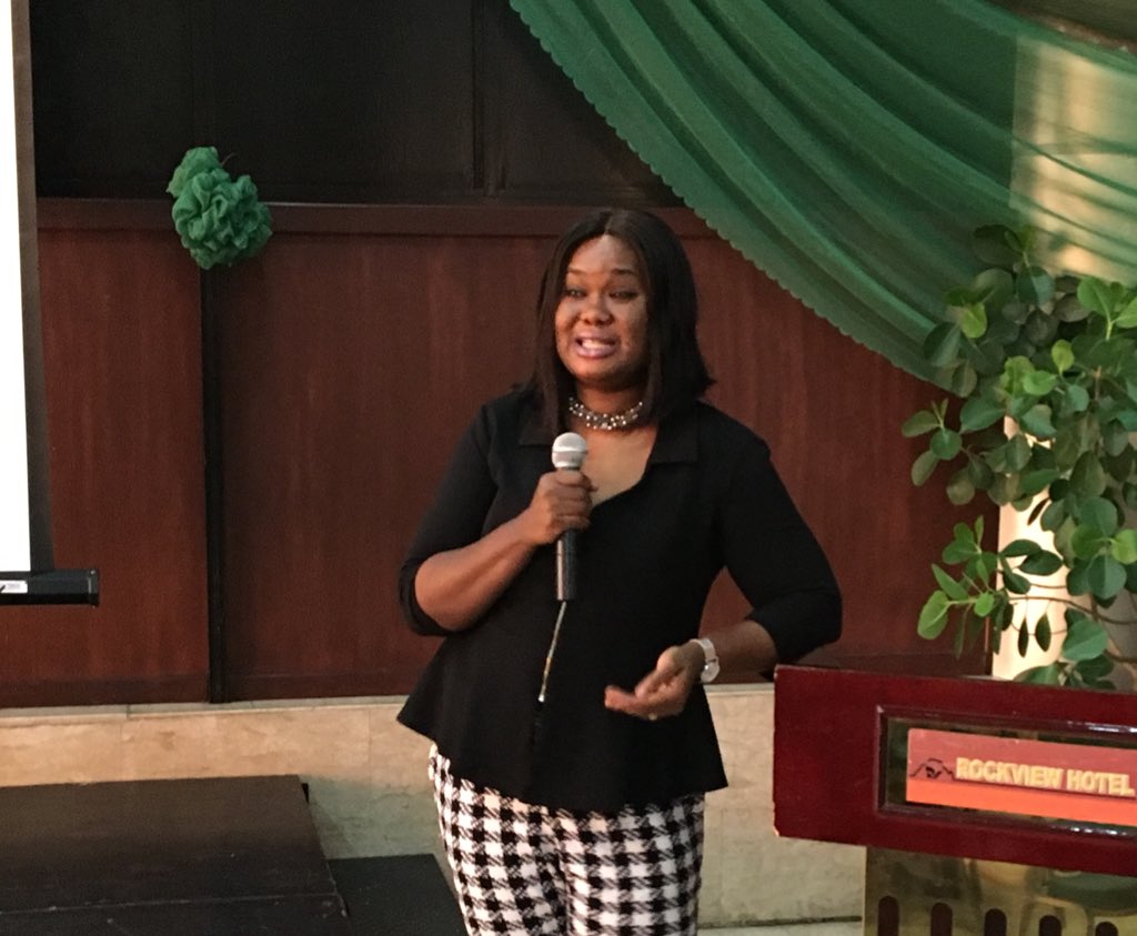 nighealthwatch's tweet photo. There is no way to ending #HIV without proper youth engagement. Young people are core to development - Onyiye Ndubuisi of @UNDPNigeria at the #AYPAllin2018 dissemination.
#AYPChallenge2018 https://t.co/L7t2cn0WTi