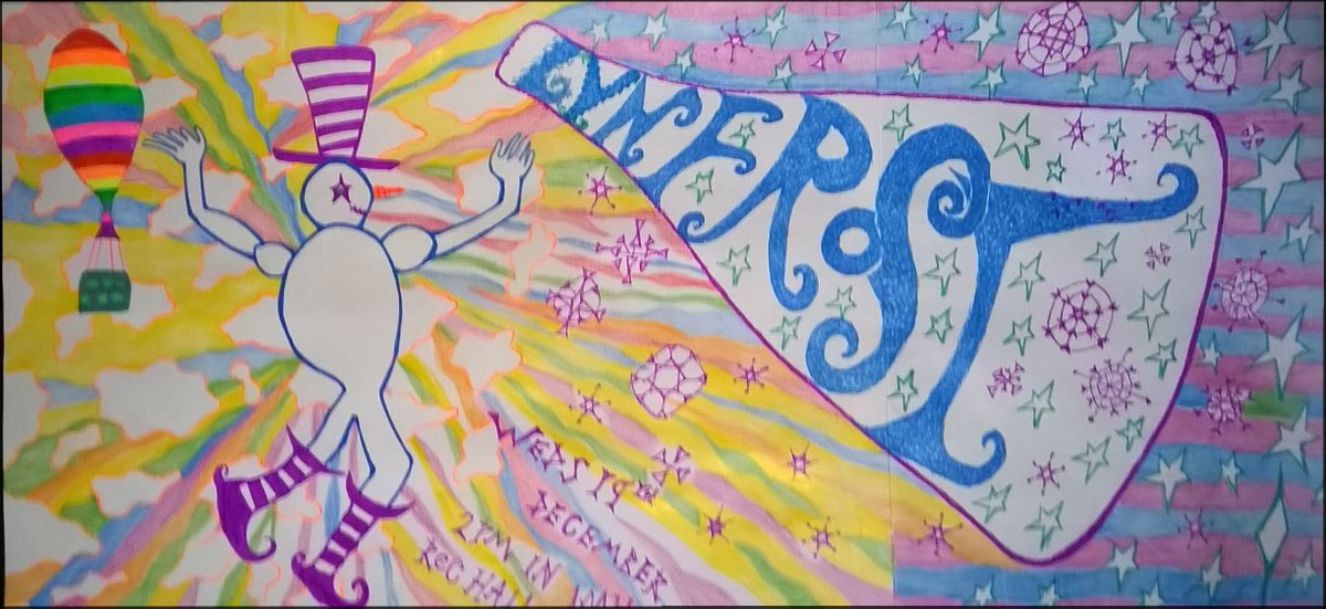 We're looking forward to LYNFROST tomorrow - a winter festival filled with music, art and an original panto-drama, all organised by service users and staff. Big thanks to Rob for his fantastic artwork. Read more about LYNFROST: ow.ly/cHYg30n1JF7