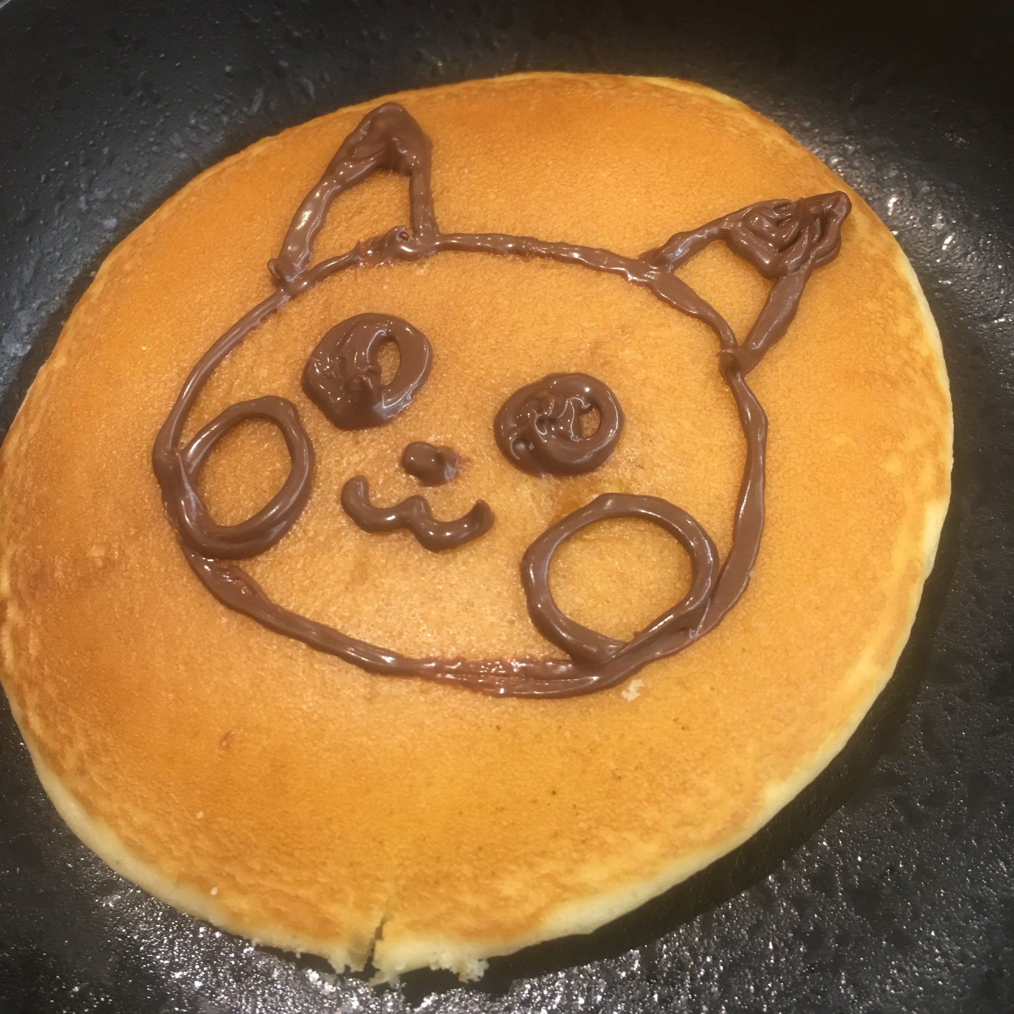 ゆずはらうに はま寿司でお絵描きチョコペンパンケーキあったからピカチュウかいといた T Co 7ba8itphdw Twitter