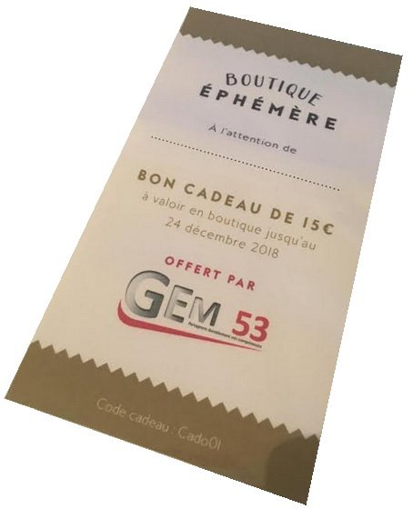 MayAge53's tweet photo. Dans le cadre de sa démarche #RSE, #Gem53 a le plaisir de remettre 15€ de bon cadeau à faire gagner à la boutique éphémère pour soutenir @mayennecreative
Allez faire un tour 4 quai Jehan fouquet pour découvrir leurs créations locales et durables
@Initiative53 #Mayenne #Laval https://t.co/KBGqdWoyVR
