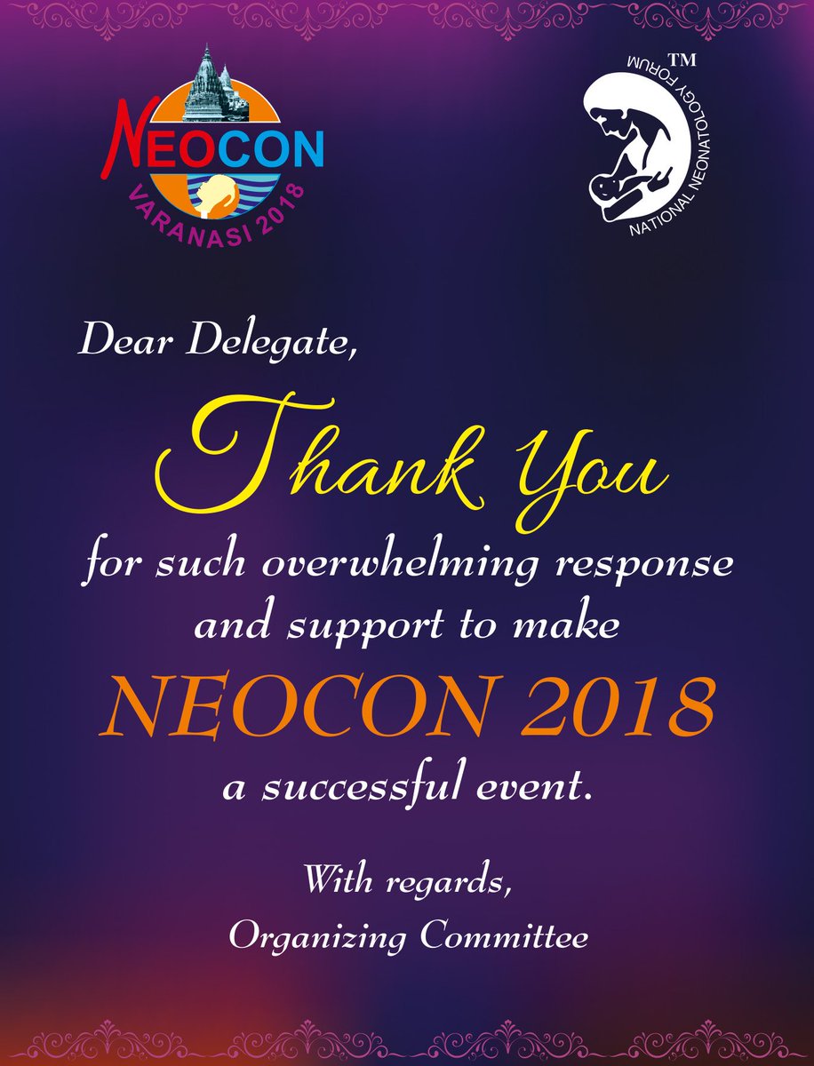 Dear Delegate,
Thank You.