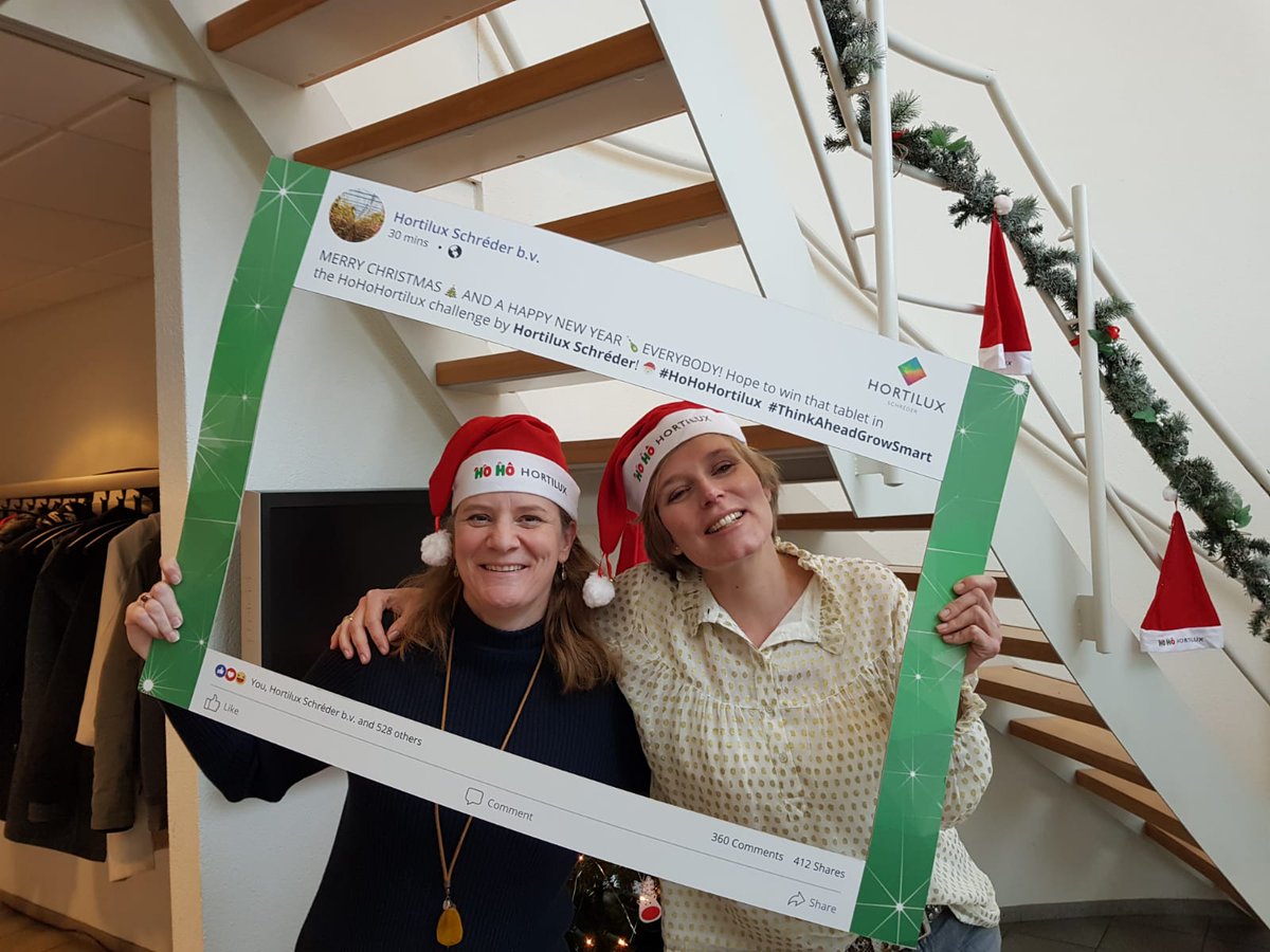 HortiluxNL's tweet photo. Join us in the #hohohortilux challenge. Post your best Christmas or New Year pictures on Facebook, Twitter and LinkedIn with the hashtags #HoHoHortilux and #ThinkAheadGrowSmart and win a Samsung tablet!
The challenge closes on December 31st 2018. Good luck! https://t.co/Qih2QcAz4m