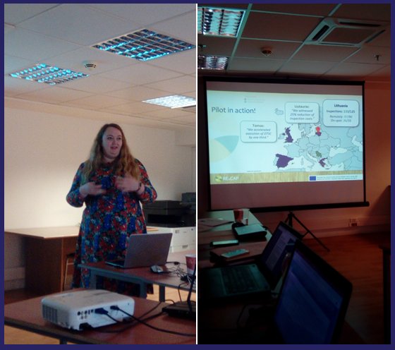 Ausrine Matiekaite (NATIONAL PAYING AGENCY OF LITHUANIA) presenting the Pilot implementation in Lithuania…
#RECAP #remote_sensing #agricultural_sector #environment #CAP #new_CAP #CAP_simplification #paying_agencies #agricultural_consultants #CwRS