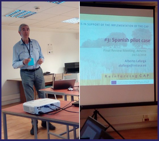 Alberto Lafarga (INSTITUTE FOR AGRIFOOD TECHNOLOGY AND INFRASTRUCTURES OF NAVARRA) presenting the Pilot case of Navarra Spain…
#RECAP #remote_sensing #agricultural_sector #environment #CAP #new_CAP #CAP_simplification #paying_agencies #agricultural_consultants #CwRS