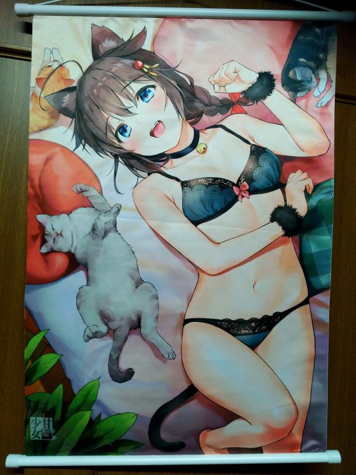 タペストリーが届きました
B2サイズです 