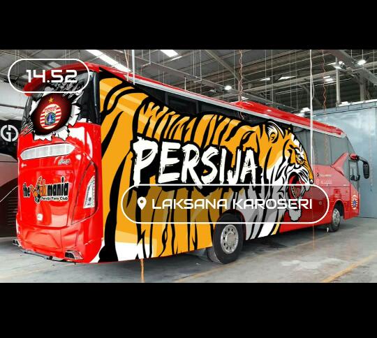 Livery Bus Persija : Jual Miniatur Bus Bis Persija Hd Lampu Di Lapak
