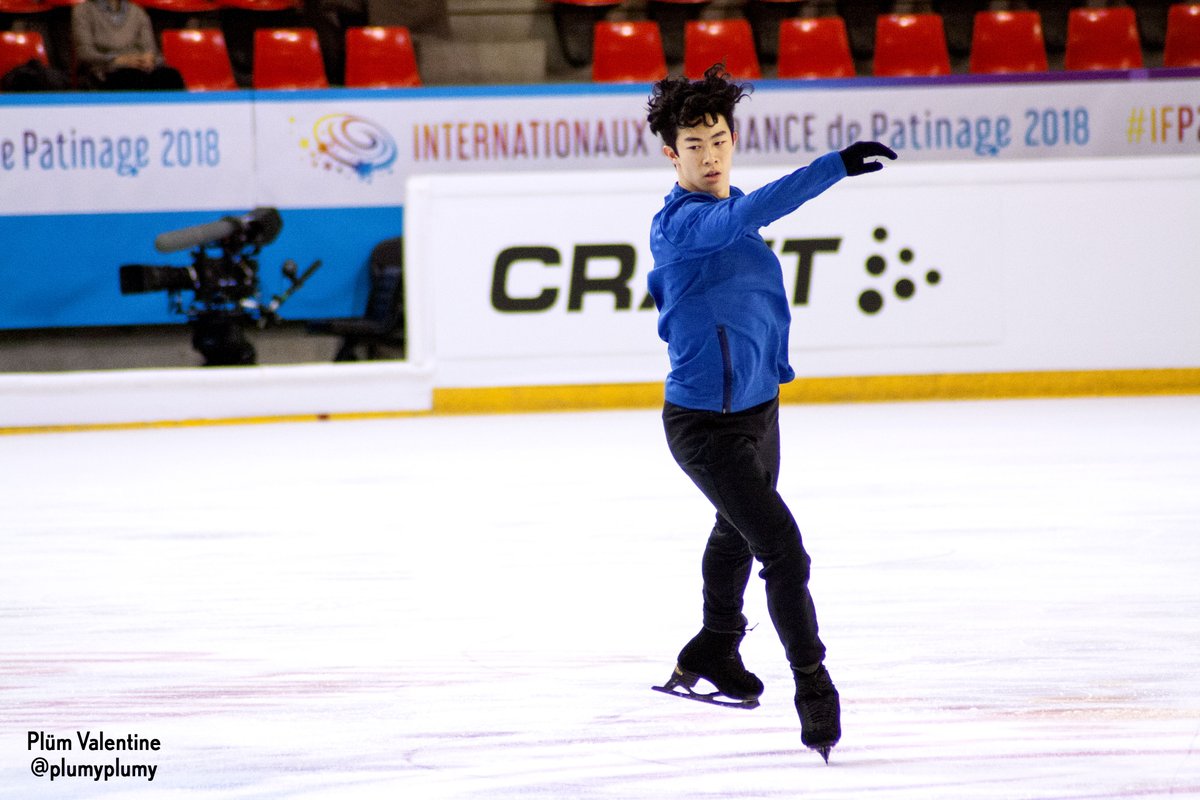 plumvalentine's tweet photo. men's fp practices - 24NOV2018 #NathanChen #IDF2018 #IPF2018 #GPFigure https://t.co/6iILNTWUSm